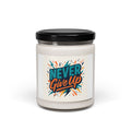 Scented Soy Candle — "Never Give Up" Motivational Jar (9 oz)